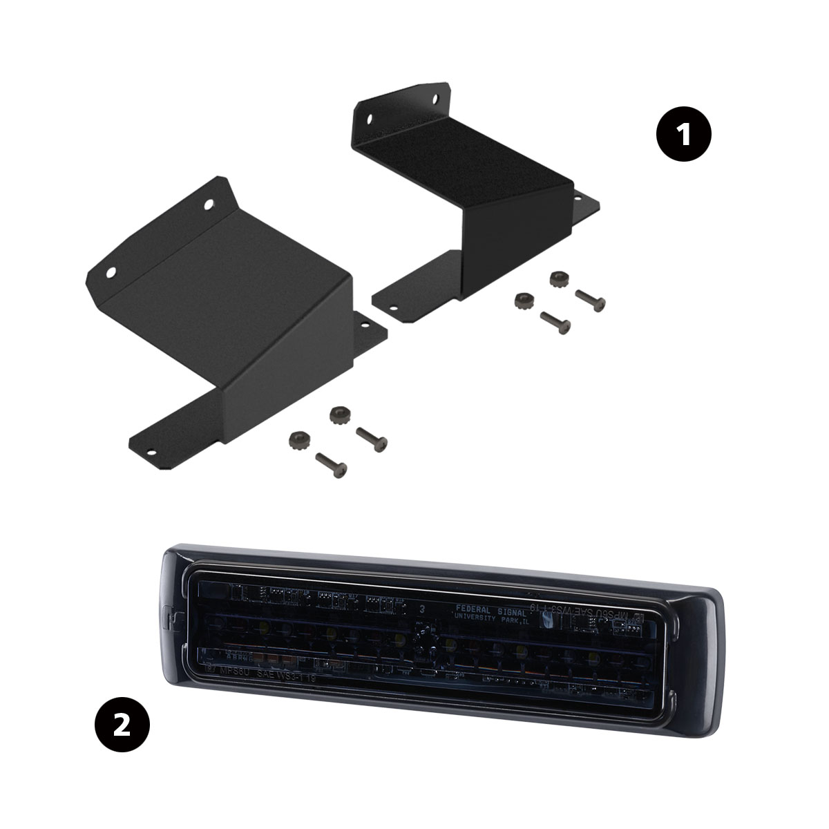 (1)MPSM6U-BP1 + (2) MPS63U-RBW-SMK